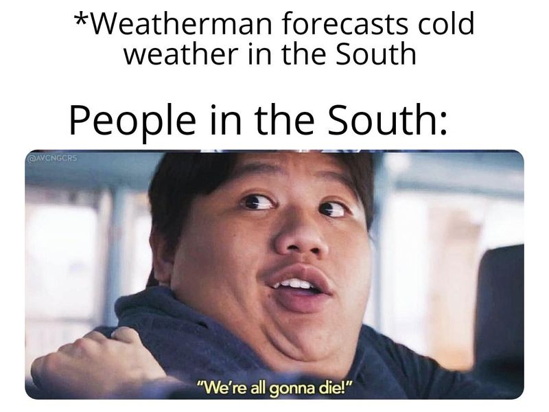 Winter in the south