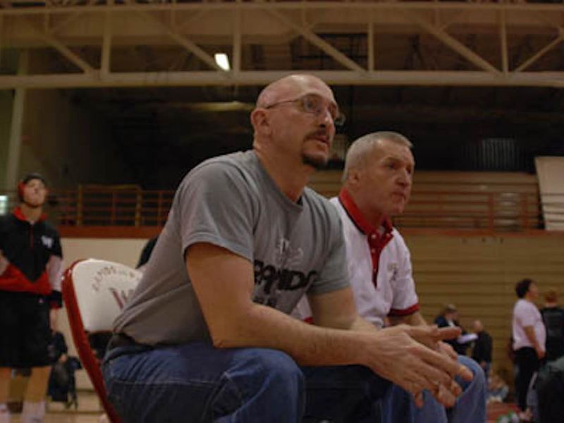 Wisconsin Rapids coaches Lewie Benitz and Scott Benitz
