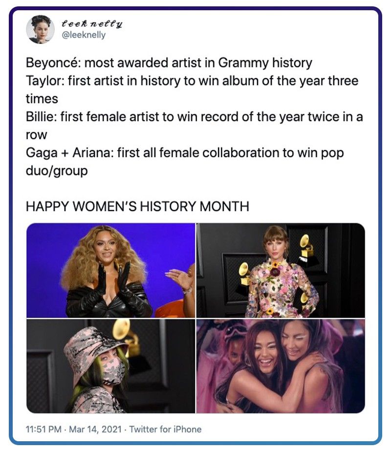 Women at the Grammys