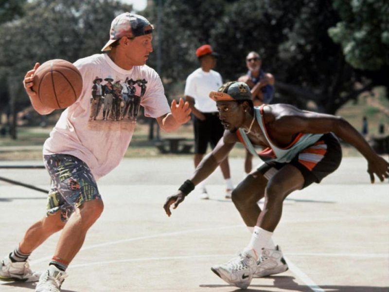 Woody Harrelson, Wesley Snipes in White Men Can't Jump
