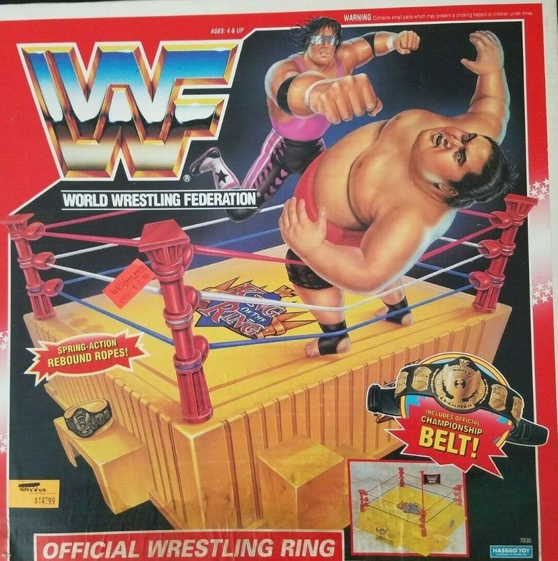 World Wrestling Federation official wrestling ring toy