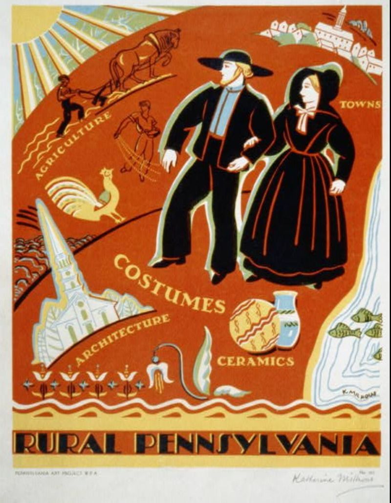 WPA poster for Pennsylvania