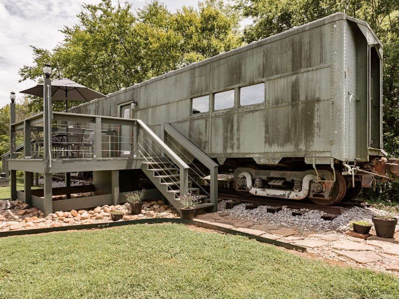 WWII train cart Airbnb