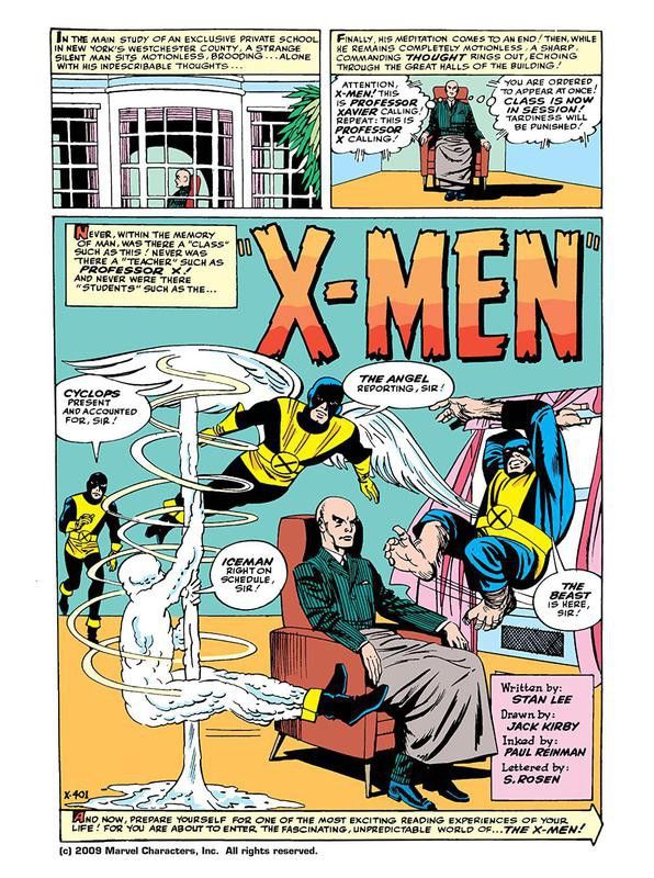 X-Men first appearance