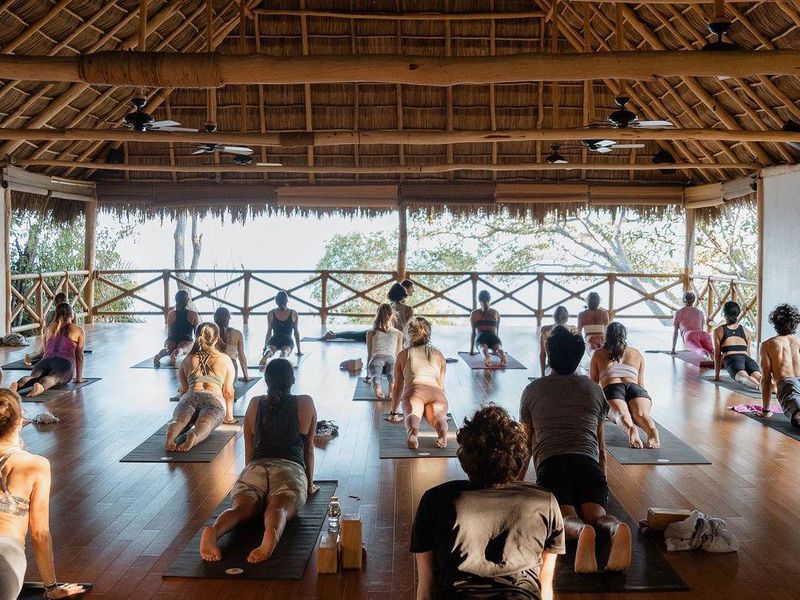 Yoga class in Puerto Vallarta