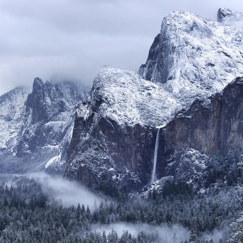 Yosemite National Park in the winter