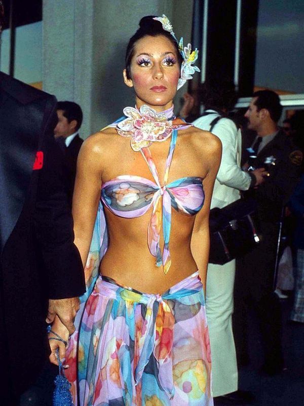Young Cher on the red carpet