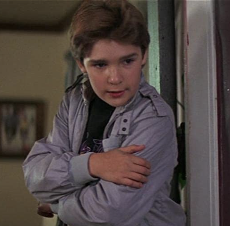 Young Corey Feldman as Mouth in The Goonies