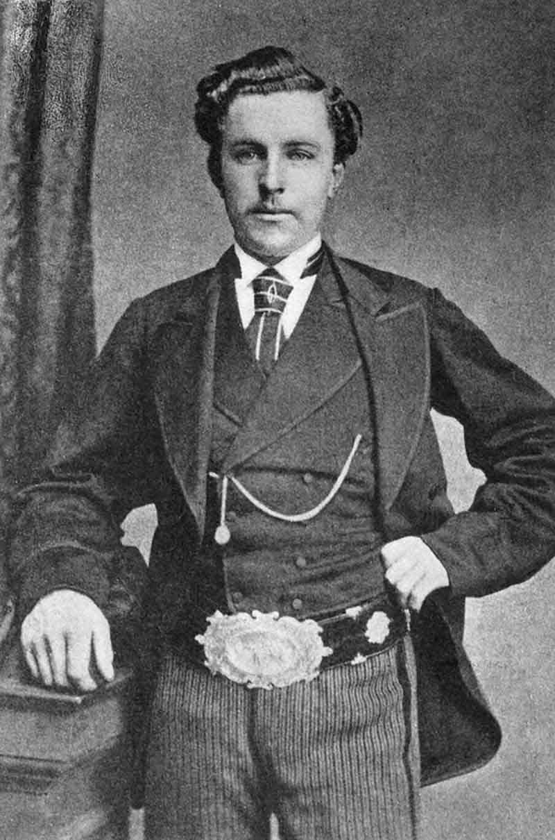 Young Tom Morris with British Open belt