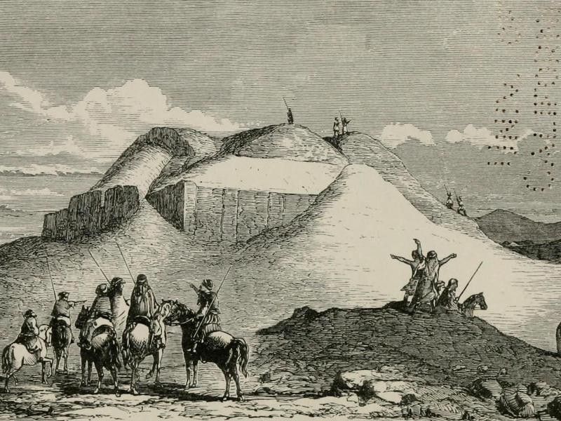 Ziggurat of Ur discovery illustration