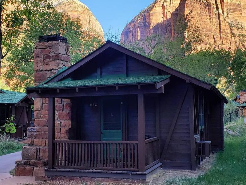 Zion Lodge cabin