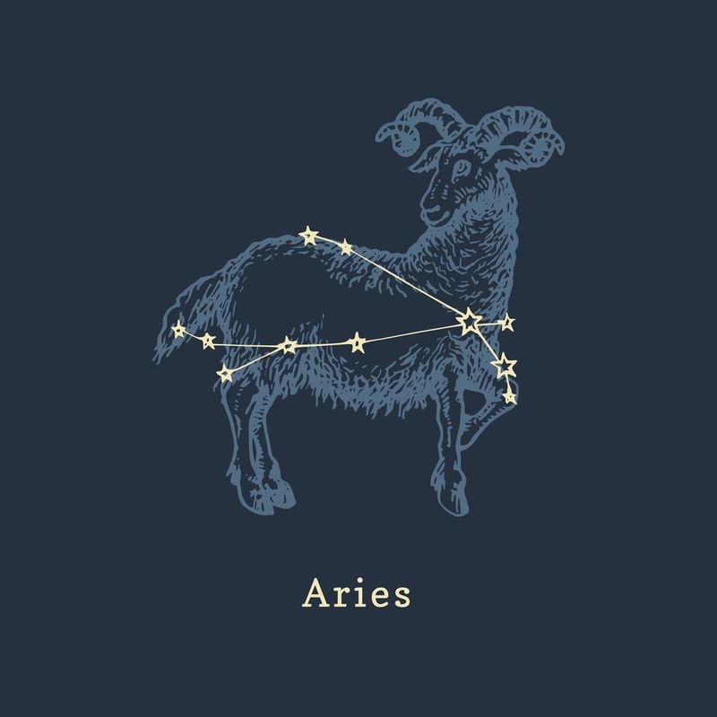 Zodiac constellation of Aries