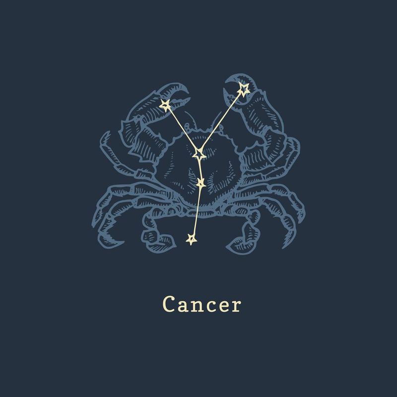 Zodiac constellation of Cancer