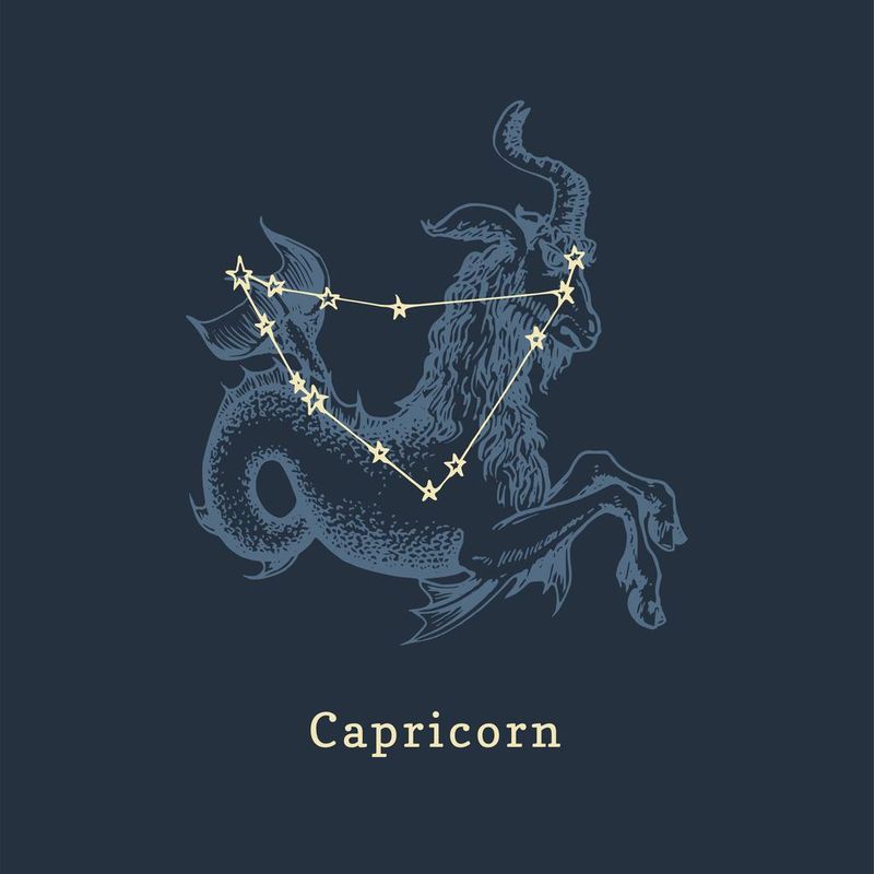 Zodiac constellation of Capricorn