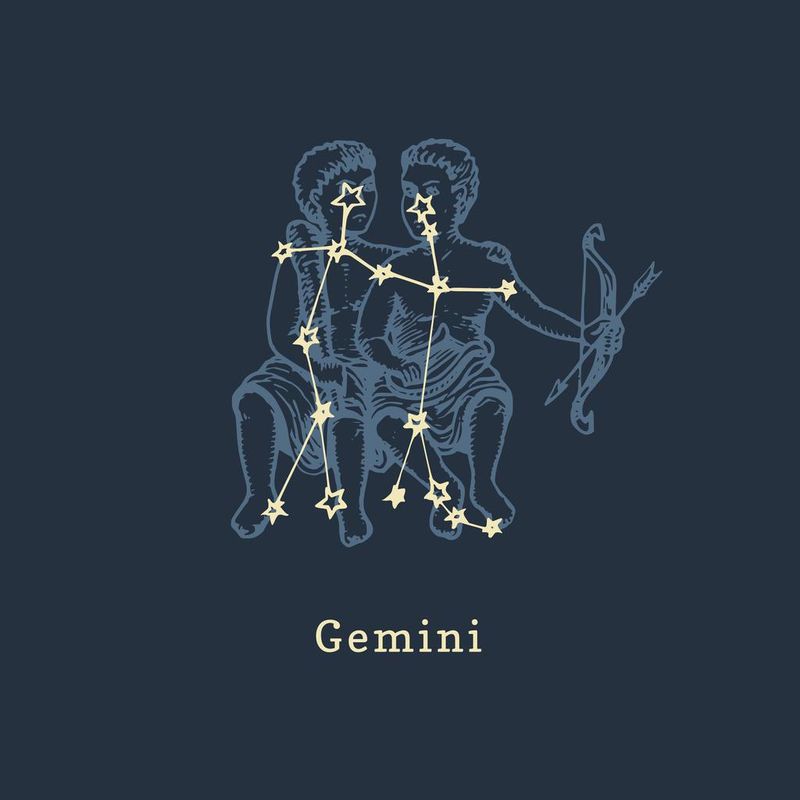 Zodiac constellation of Gemini